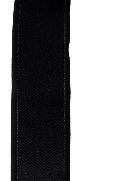 Shop For 1.5in Satin Fused Ribbon: Black/White (10 Yards)