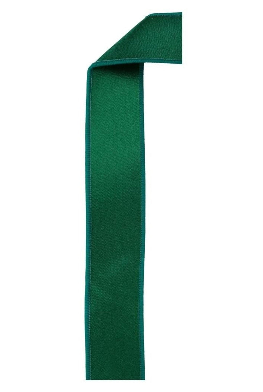 1.5in Satin Fused Ribbon: Emerald Green (10 Yards)
