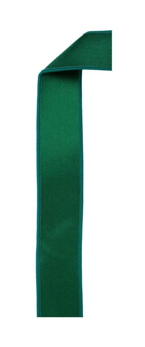 Shop For 1.5in Satin Fused Ribbon: Emerald Green (10 Yards)