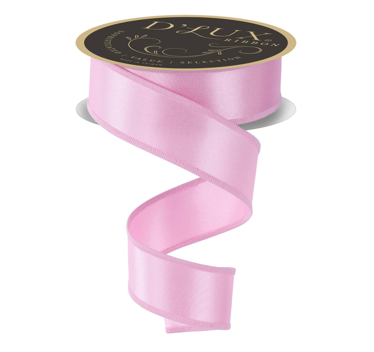 Shop For 1.5in Satin Fused Ribbon: Pink (10 Yards)