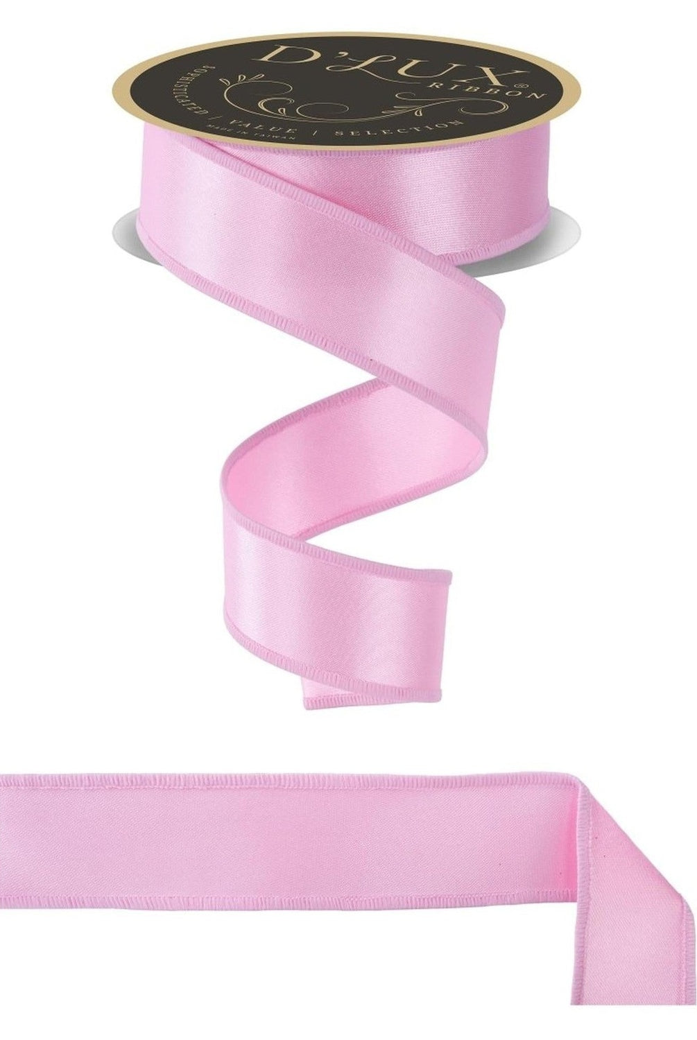 1.5in Satin Fused Ribbon: Pink (10 Yards)