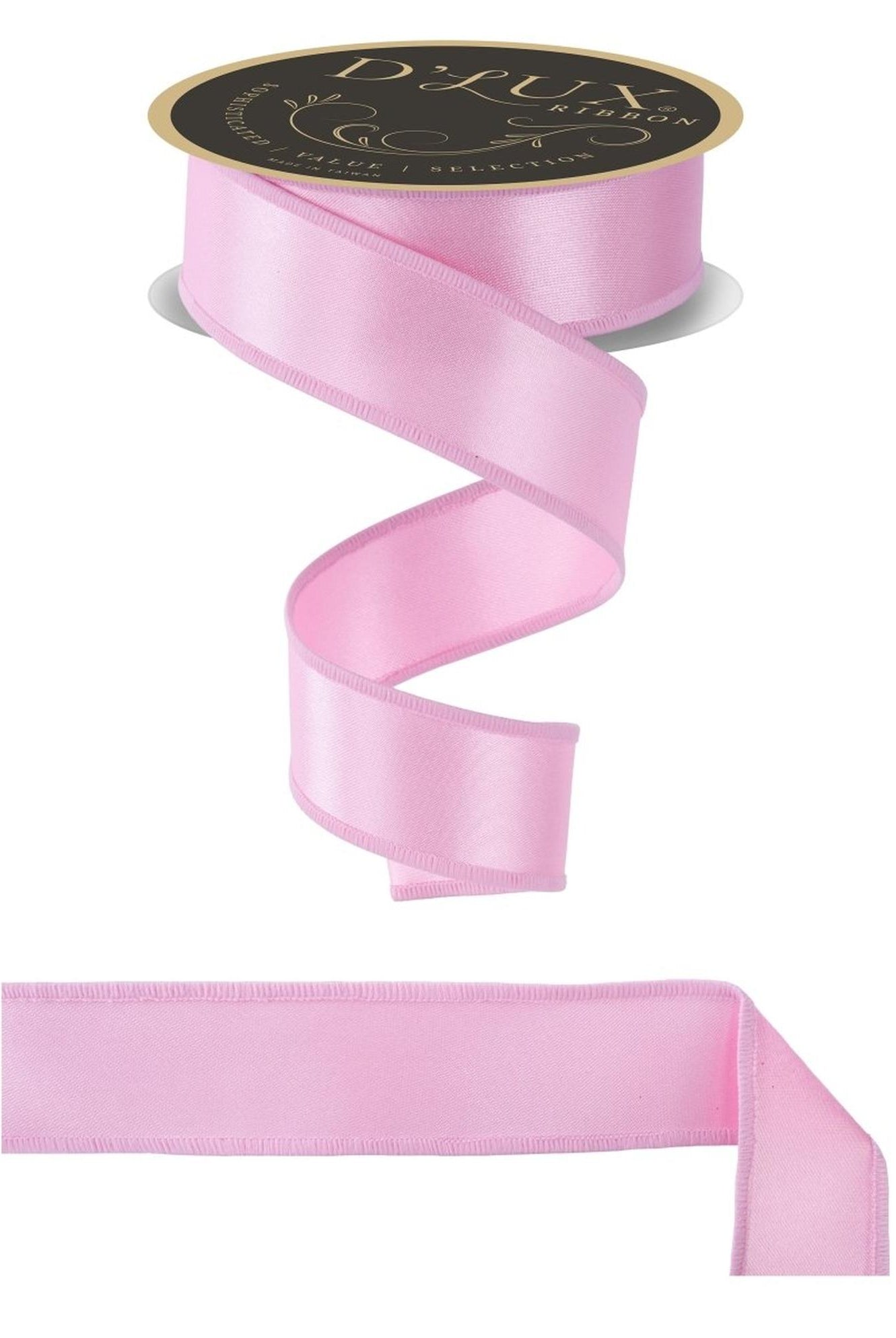 1.5in Satin Fused Ribbon: Pink (10 Yards)