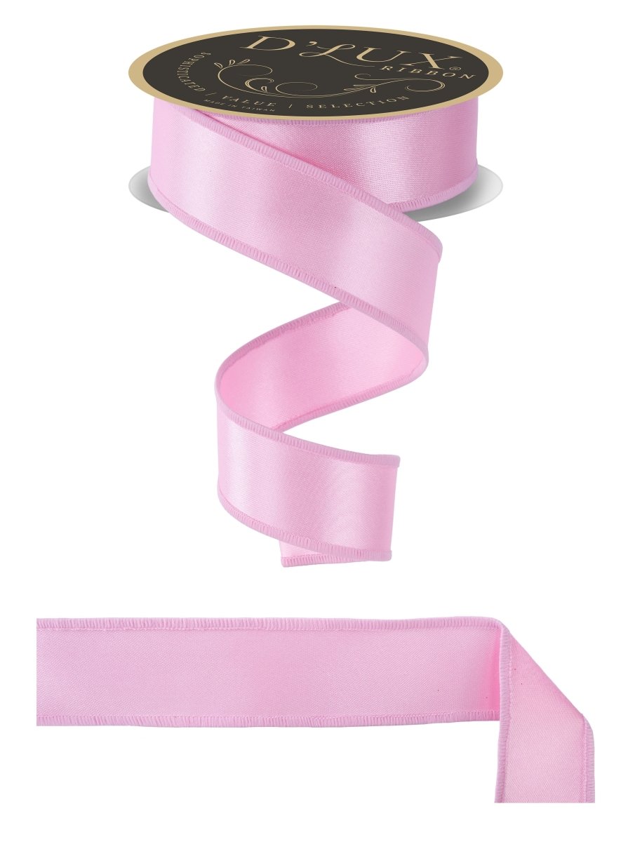 Shop For 1.5in Satin Fused Ribbon: Pink (10 Yards)