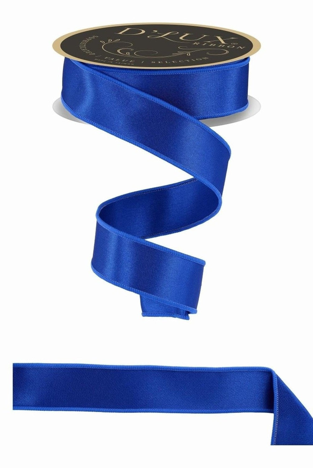1.5in Satin Fused Ribbon: Royal Blue (10 Yards)