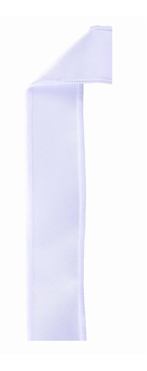 Shop For 1.5in Satin Fused Ribbon: White (10 Yards)