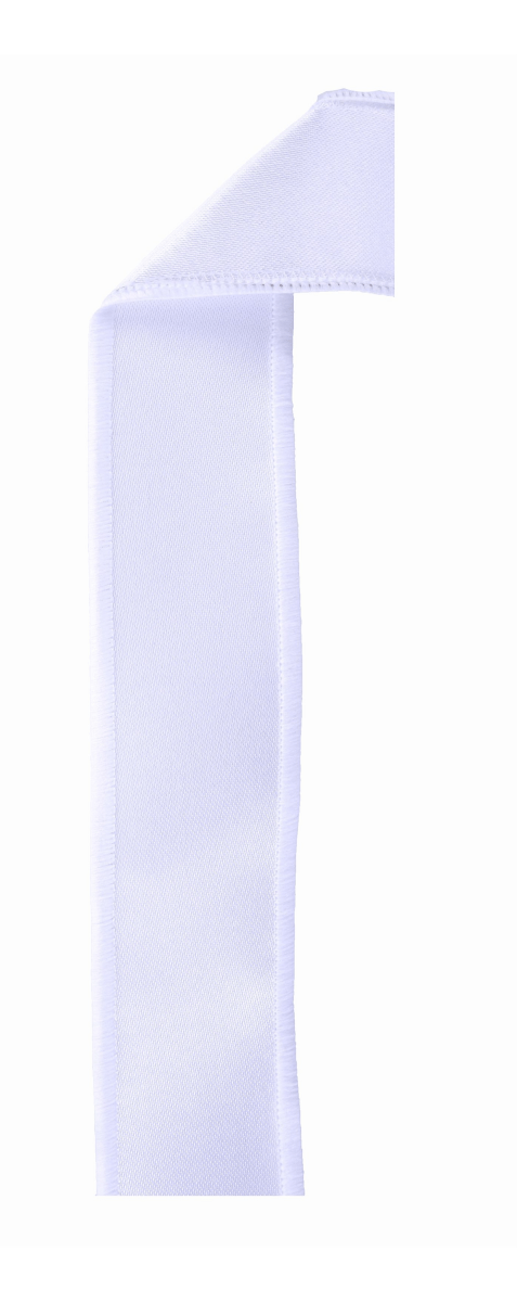 Shop For 1.5in Satin Fused Ribbon: White (10 Yards)
