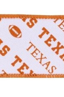 1.5in Texas Diagonal Pattern Ribbon: Burnt Orange (10 Yards)