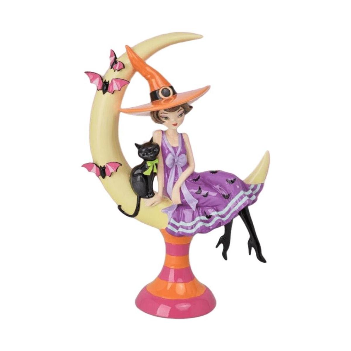 Shop For 15in Witch on Moon Figurine
