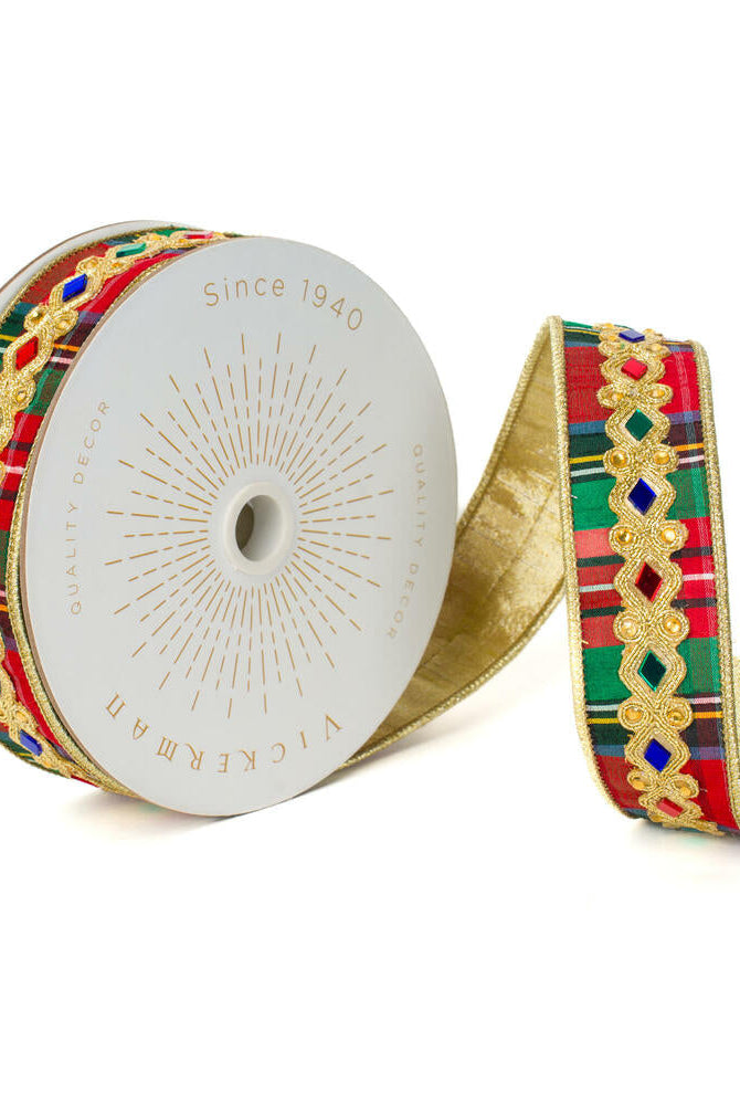Shop For 1.5inch Multicolor Traditional Plaid Ribbon (10 Yards)