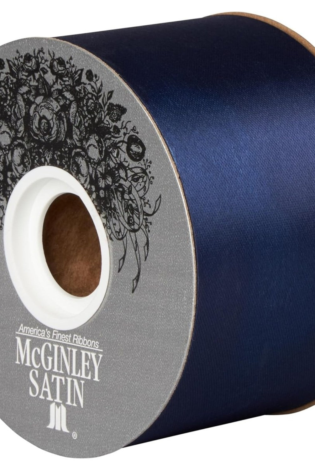 Shop For 16 McGinley Satin Acetate Ribbon Non Wired: Navy Blue (100 Yards)