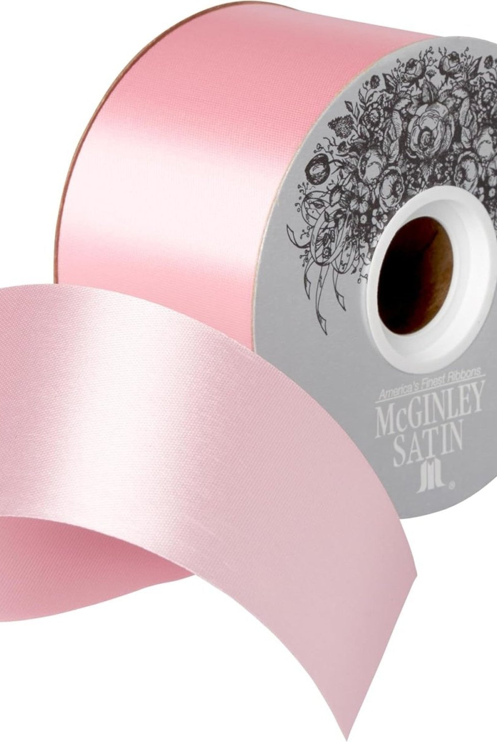 Shop For 16 McGinley Satin Acetate Ribbon Non Wired: Pink (100 Yards)