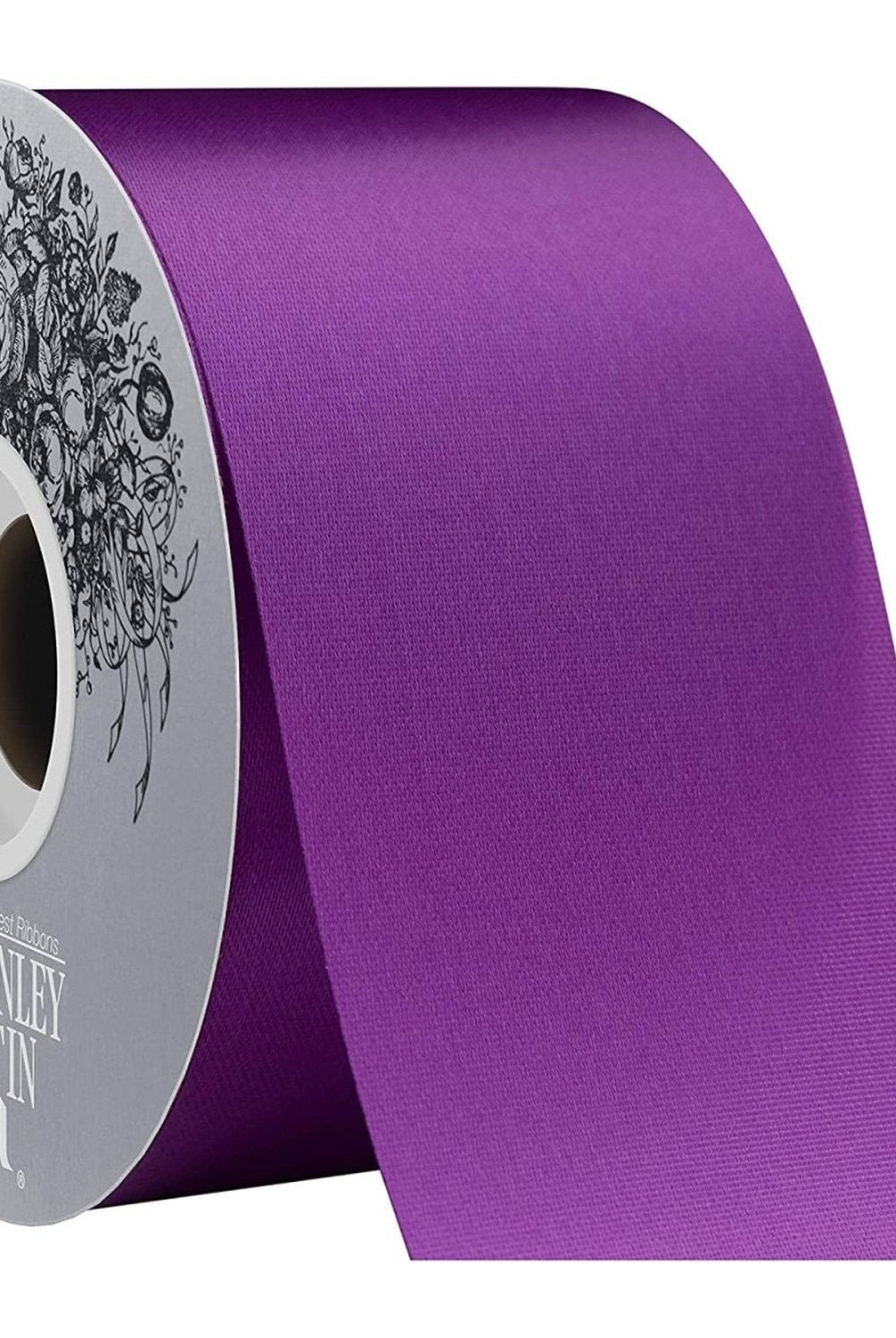 Shop For 16 McGinley Satin Acetate Ribbon Non Wired: Purple (100 Yards)