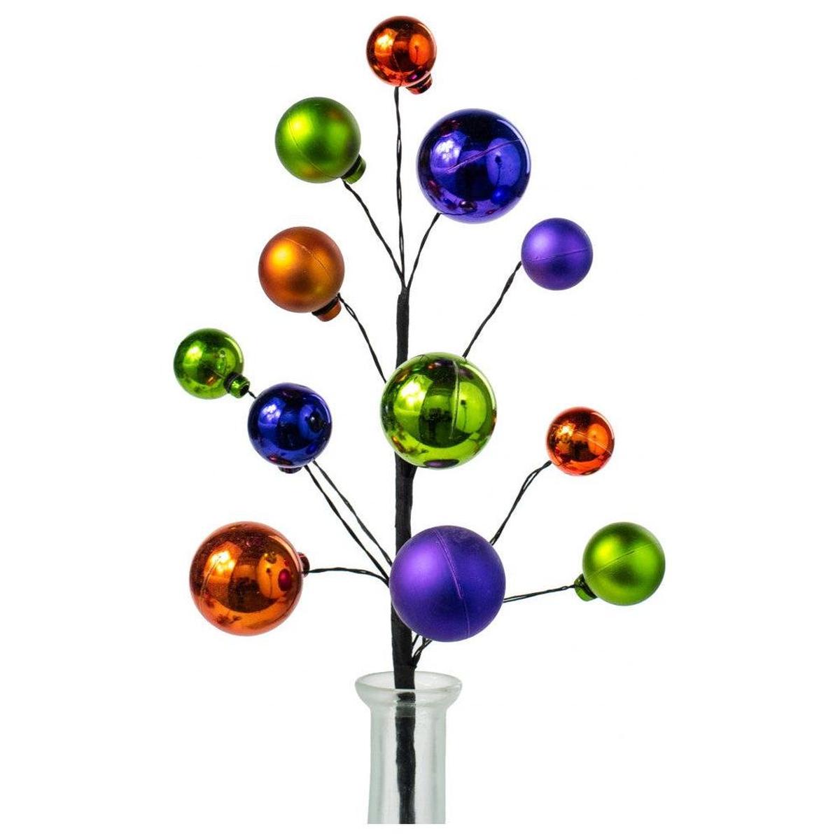 Shop For 16" Ornament Ball Pick: Orange, Purple, Green at Michelle's aDOORable Creations