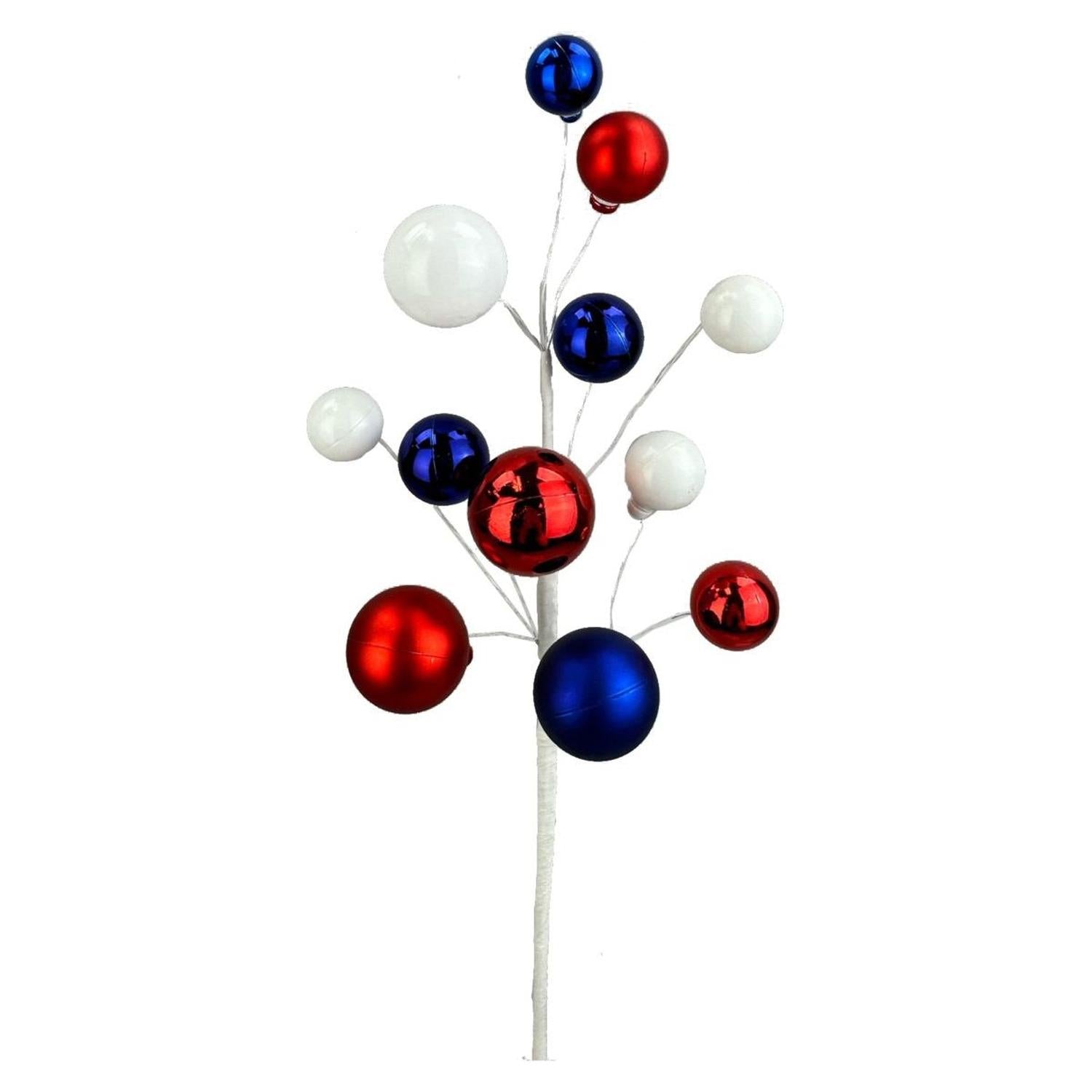 Shop For 16" Ornament Ball Pick: Red, White, Blue