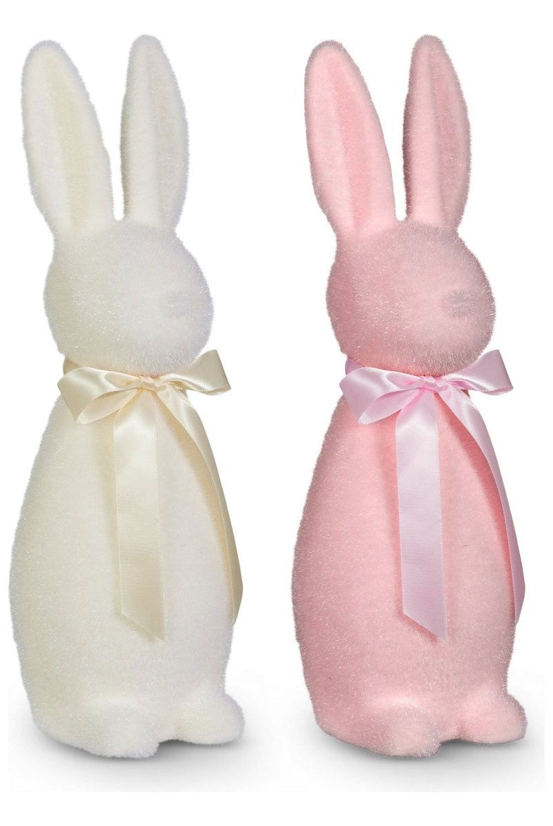 Shop For 16" Pale Flocked Bunny