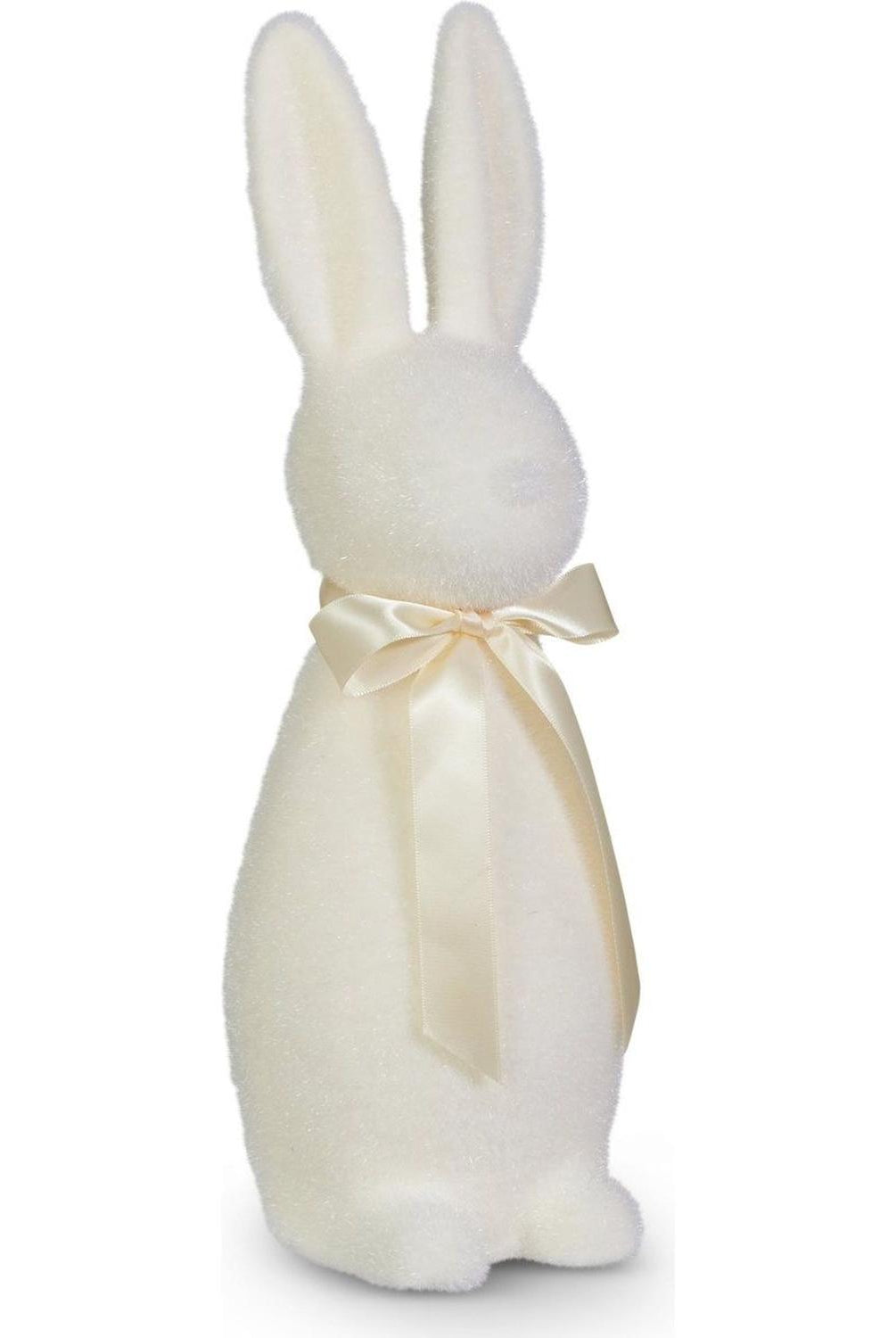 16" Pale Flocked Bunny