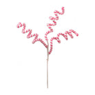 Shop For 16" Peppermint Curly Chenille Pick: Pink & White at Michelle's aDOORable Creations