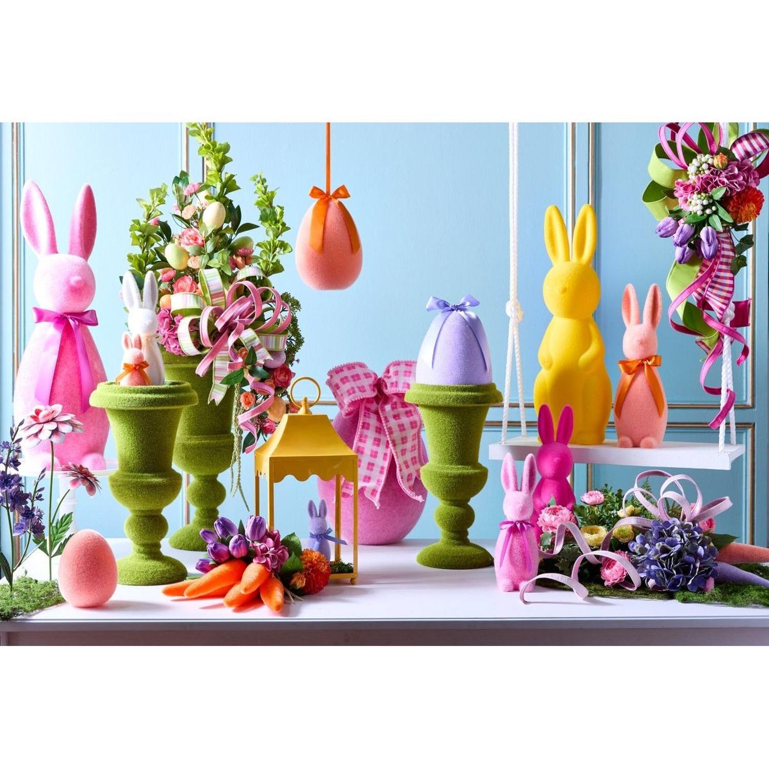 Shop For 16" Sherbet Flocked Bunny