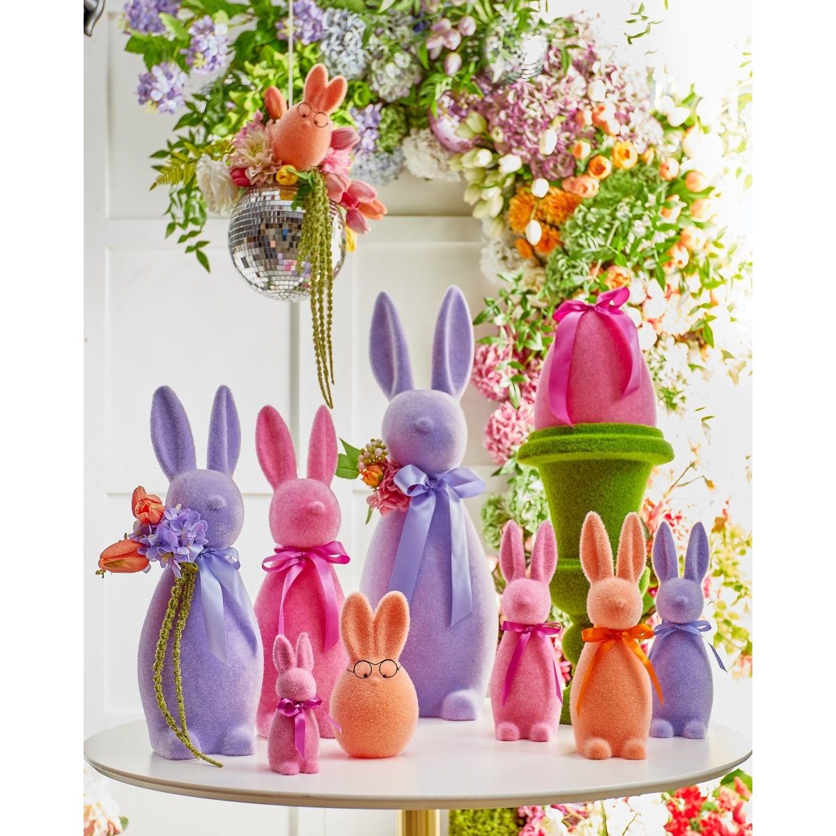 Shop For 16" Sherbet Flocked Bunny