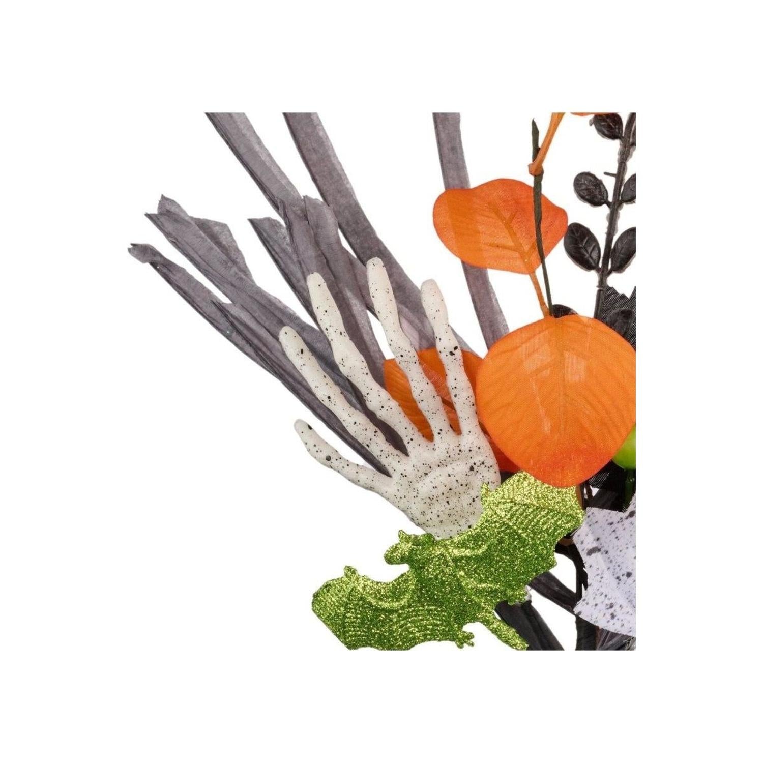 Shop For 16" Skeleton Hand Bat Paper Grass Pick