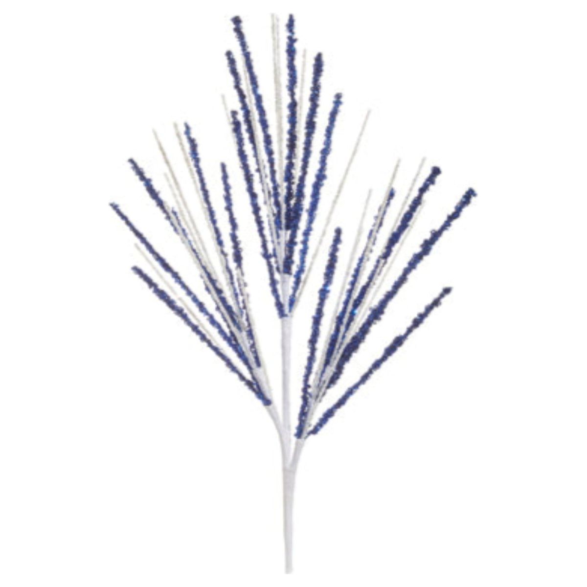 Shop For 16.5" Glittered Spray: Red/Blue