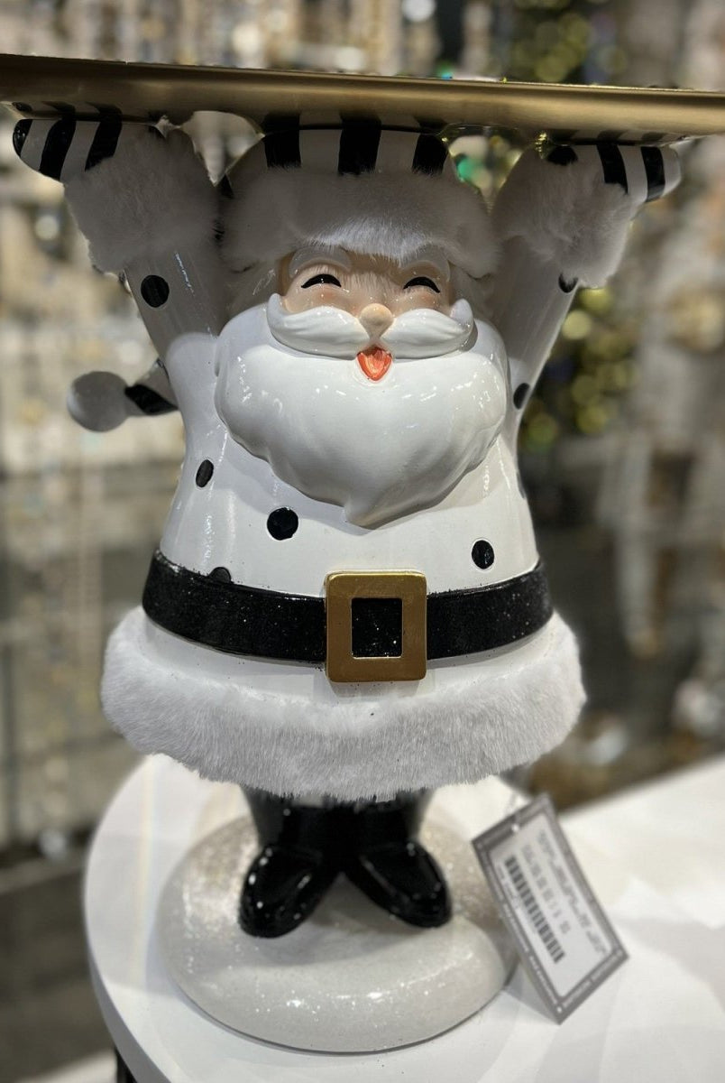 Shop For 16.5in Black White Service Santa Butler