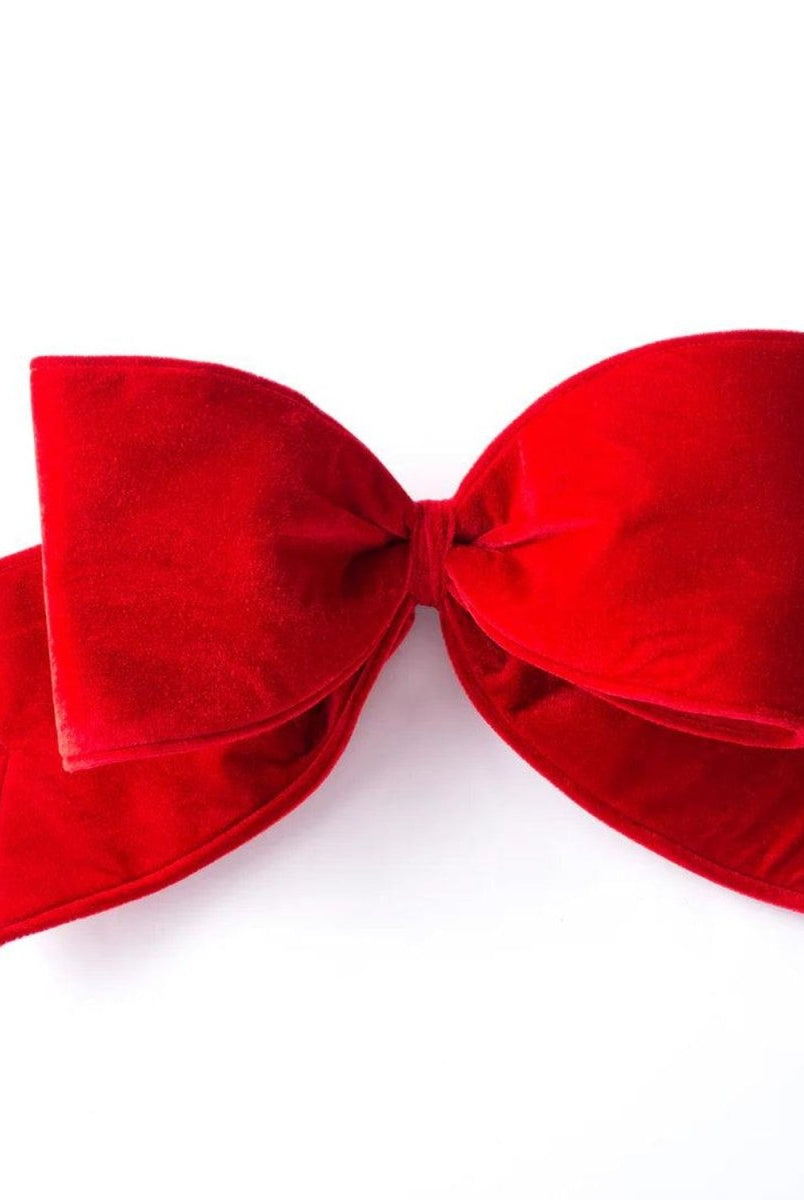 Shop For 16in Pre - Made Red Velvet Bow