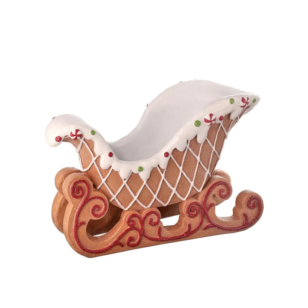 Shop For 16in Resin Gingerbread Sleigh