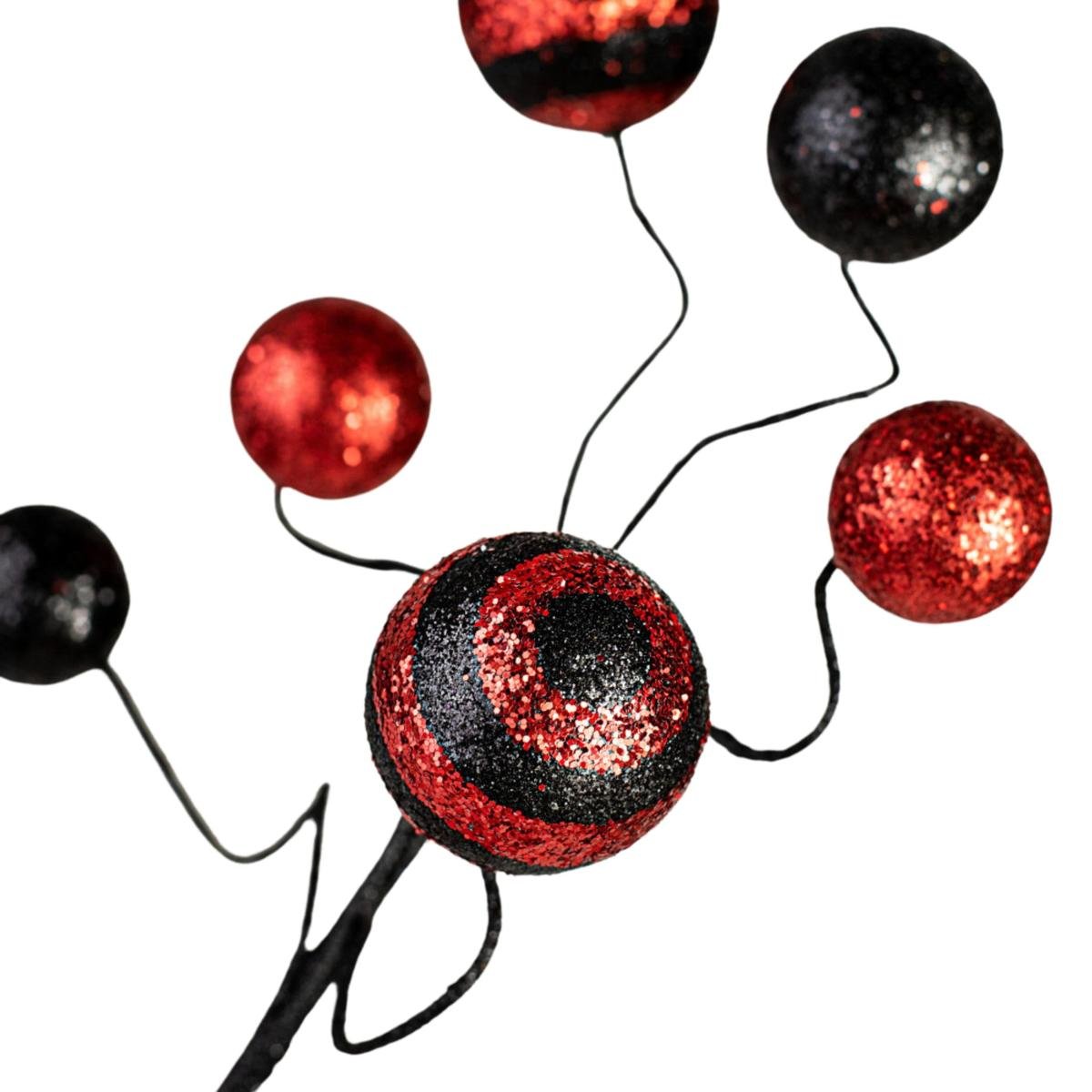 Shop For 17" Glitter Ball Pick: Red & Black