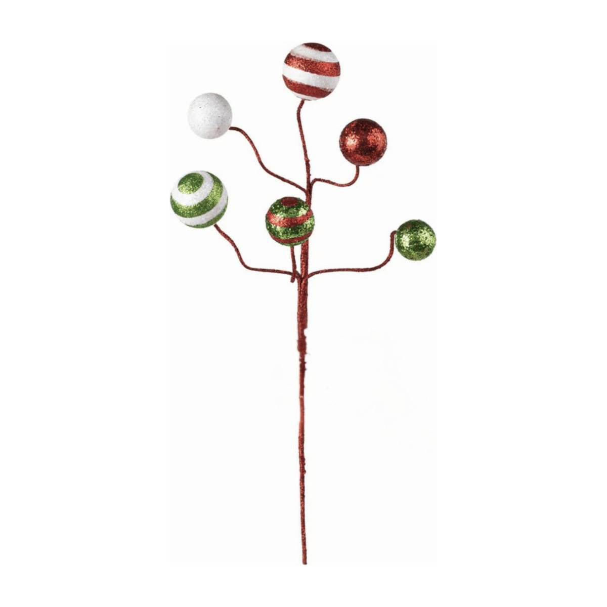 Shop For 17" Glitter Ball Pick: Red/Lime/White