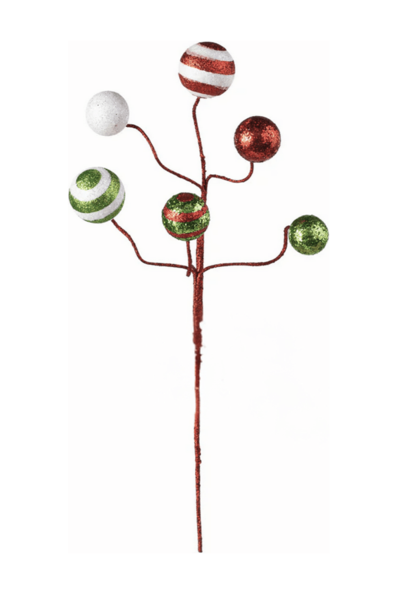 Shop For 17" Glitter Ball Pick: Red/Lime/White