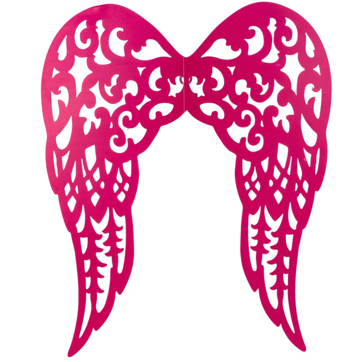 Shop For 17" Metal Filigree Angel Wings: Hot Pink