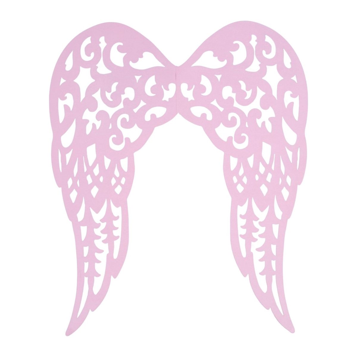 Shop For 17" Metal Filigree Angel Wings: Light Pink