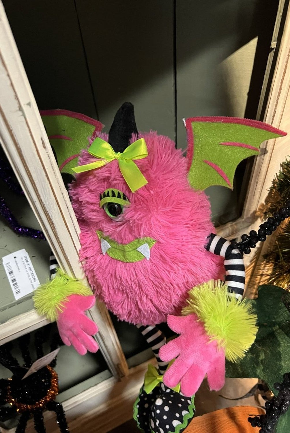 Shop For 17.25in Plush Monster W/Wings: Pink