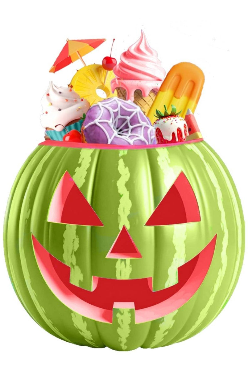 Shop For 17in Summerween Watermelon Pumpkin Decor