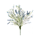 Shop For 18" Baby's Breath & Lavender Filler Bush: Blue