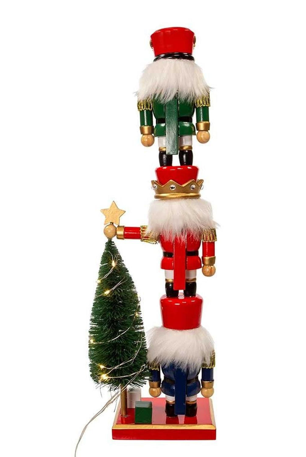 18" Battery-Operated Nutcracker With Tree