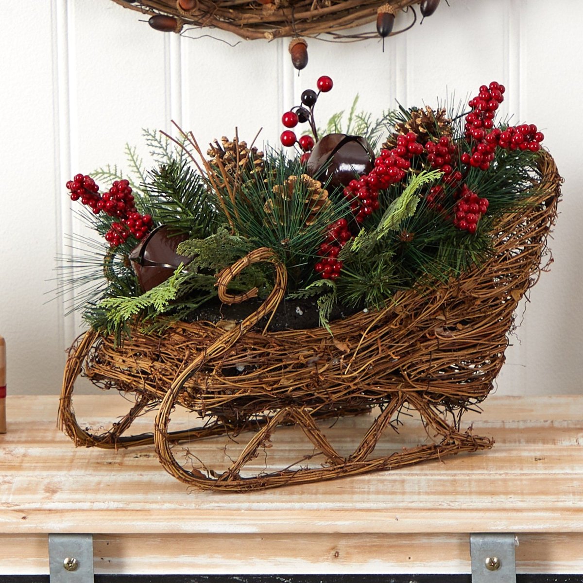Shop For 18” Christmas Sleigh Christmas Arrangement