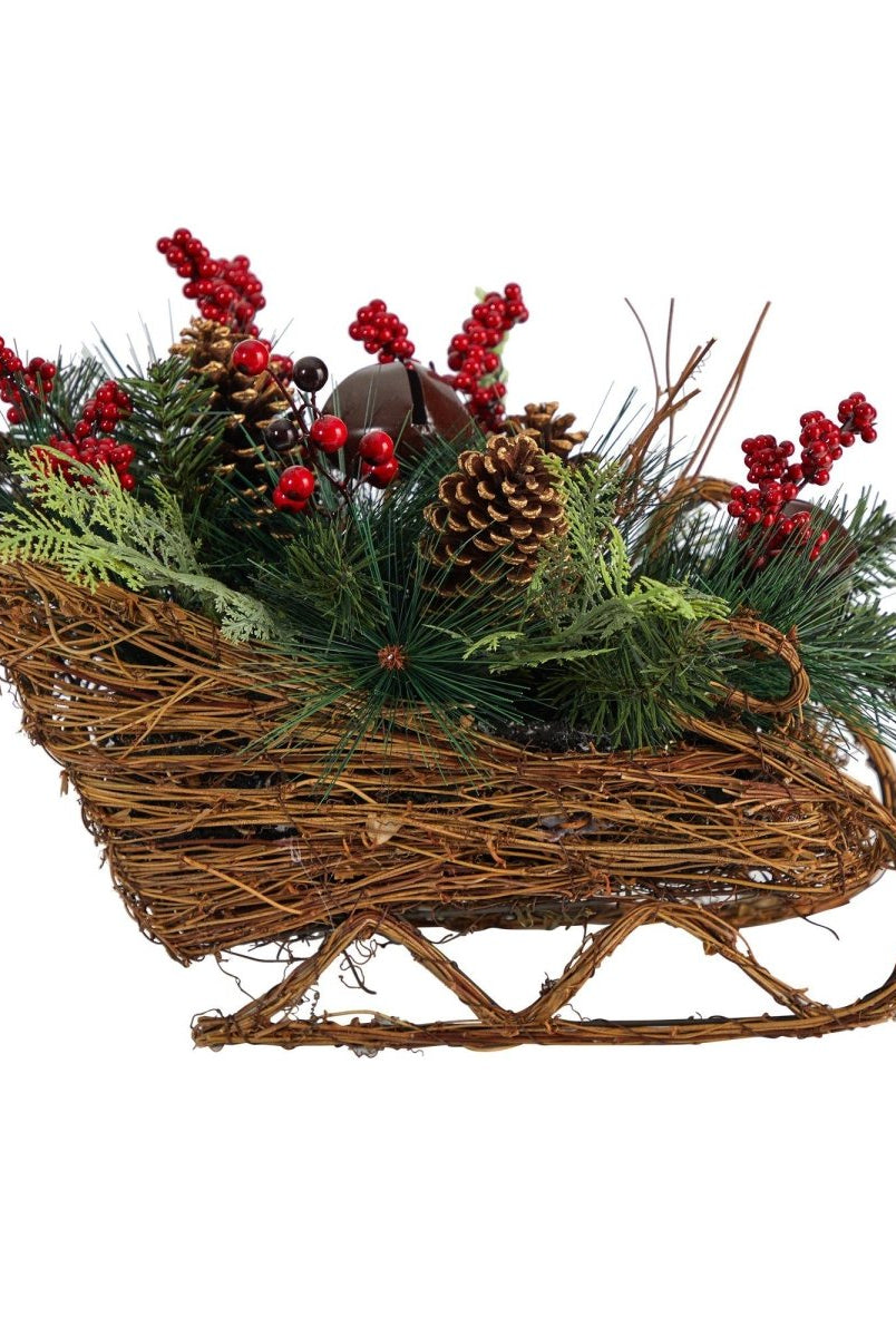Shop For 18” Christmas Sleigh Christmas Arrangement