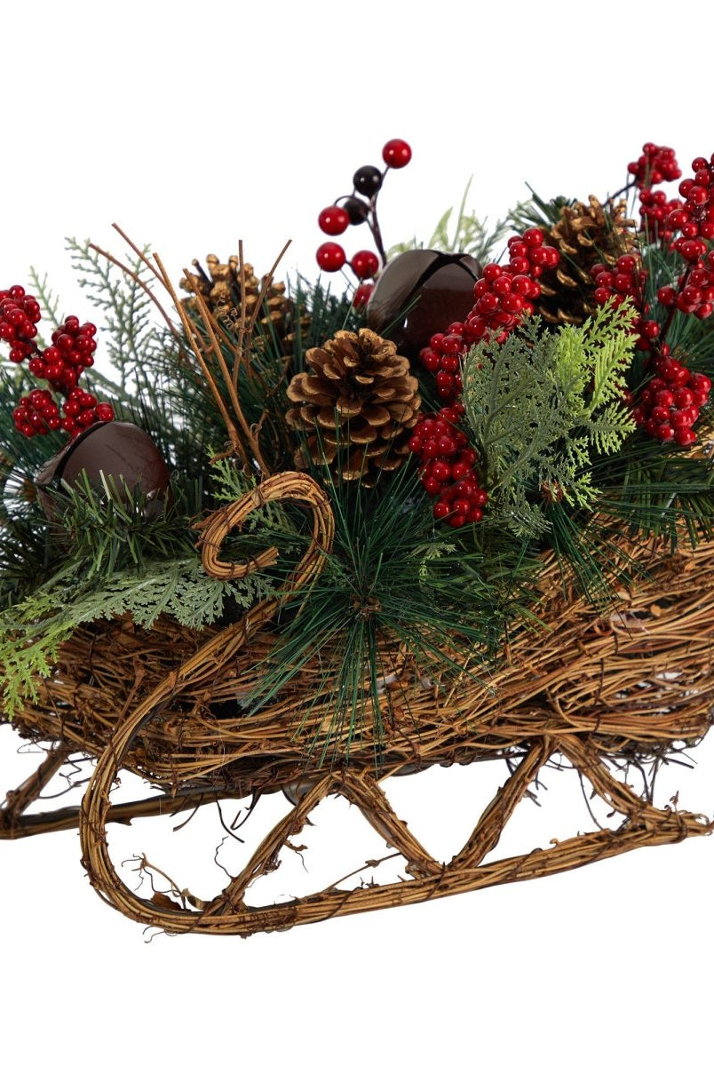Shop For 18” Christmas Sleigh Christmas Arrangement