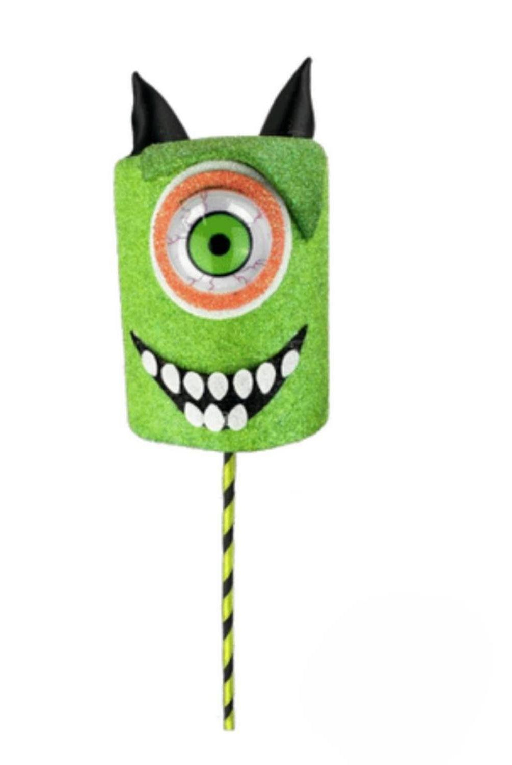 18" Evil Eye Marshmallow Spray: Green