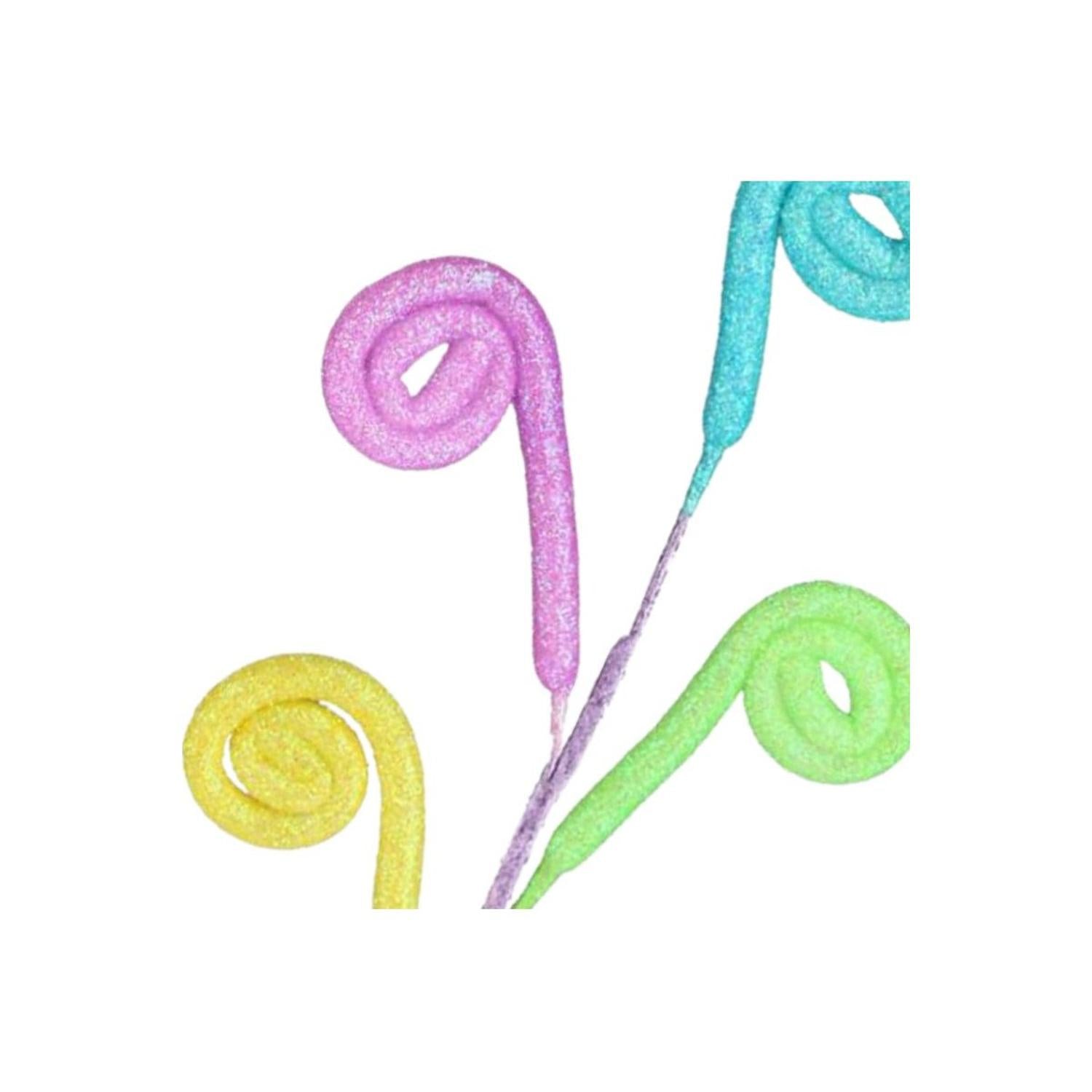 Shop For 18" Glitter Swirl Spray: Pastel