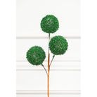 Shop For 18" Green Tinsel Ball Pick