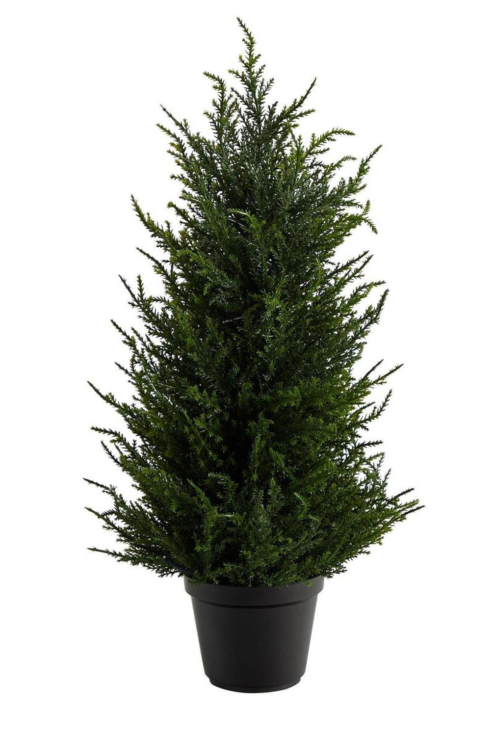 18” Cedar Artificial Tree with LED Lights UV Resistant (Indoor/Outdoor)