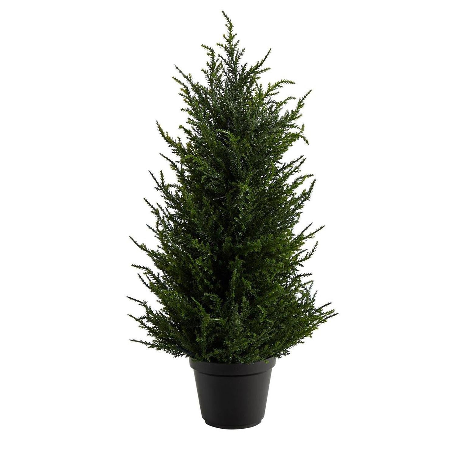 Shop For 18” LED Cedar Artificial Tree