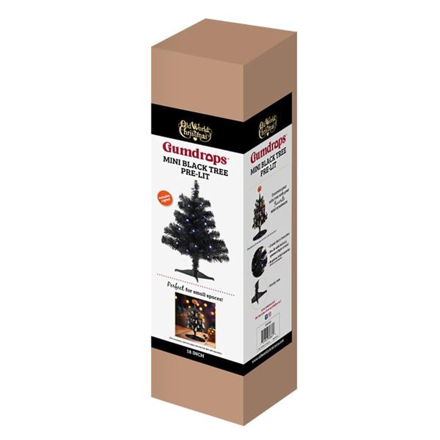 Shop For 18" Mini Black Tree Pre - lit