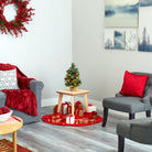 Shop For 18” Mixed Pine Artificial Christmas Tree with Holly Berries, Pinecones, 35 Clear LED Lights and Burlap Base