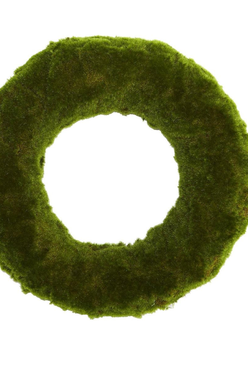 Shop For 18” Moss Artificial Wreath