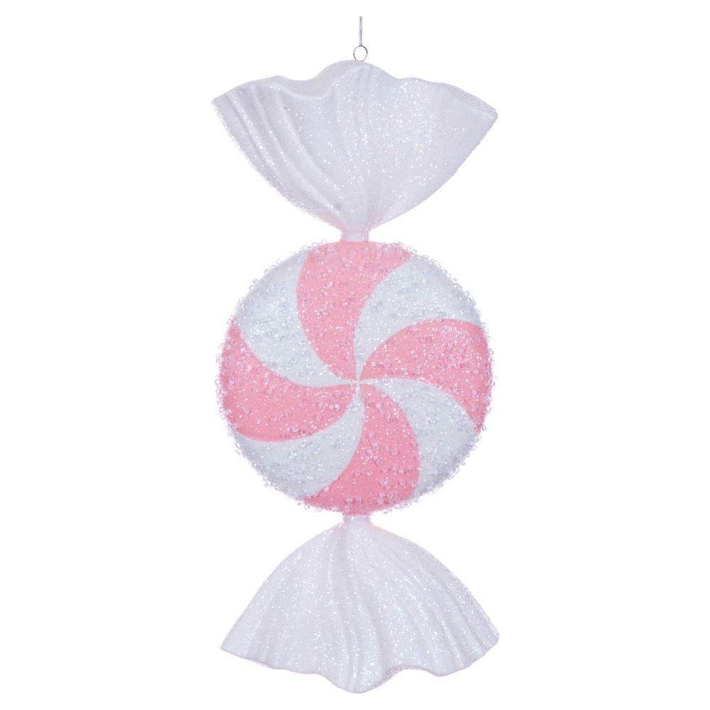 Shop For 18" Pink Icy Sugar Candy Ornament