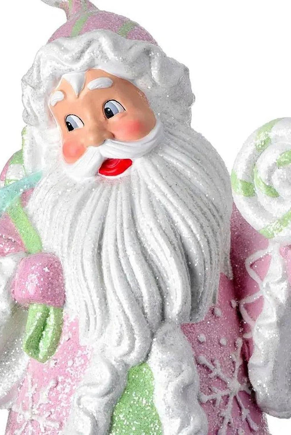 18" Resin Candylicious Santa: Pastel